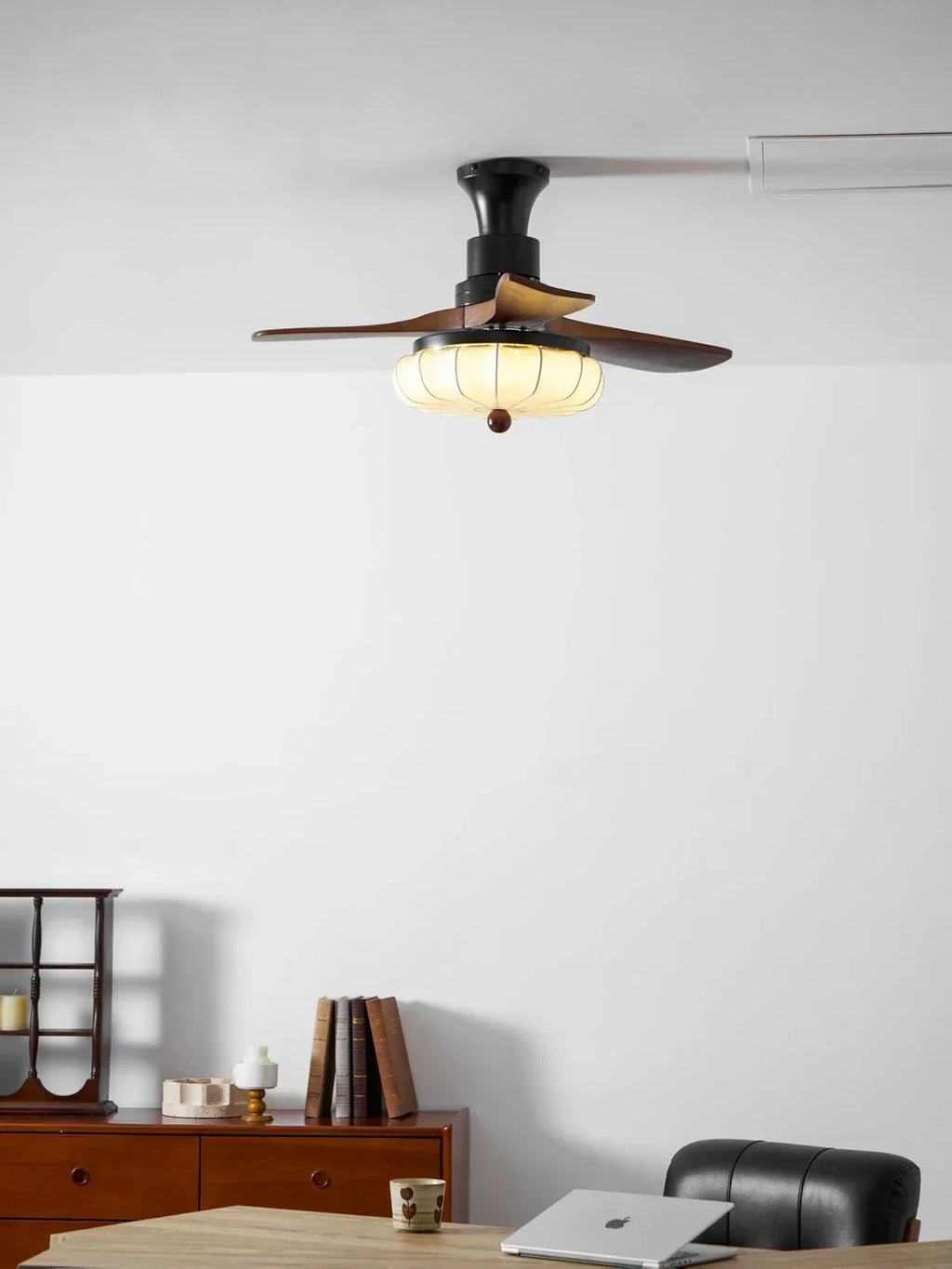 Modern Elira Flower Fabric Ceiling Fan Lights