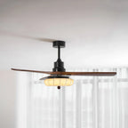 Modern Elira Flower Fabric Ceiling Fan Lights