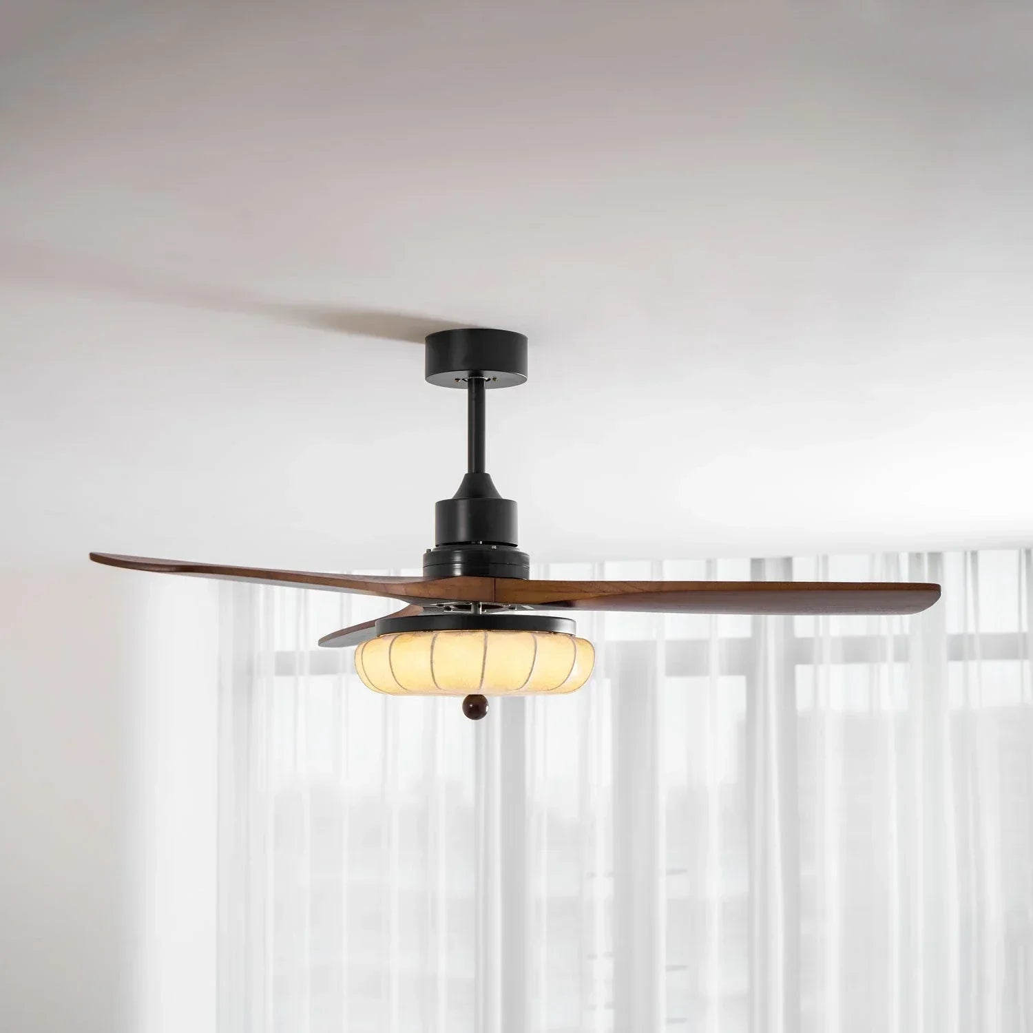 Modern Elira Flower Fabric Ceiling Fan Lights