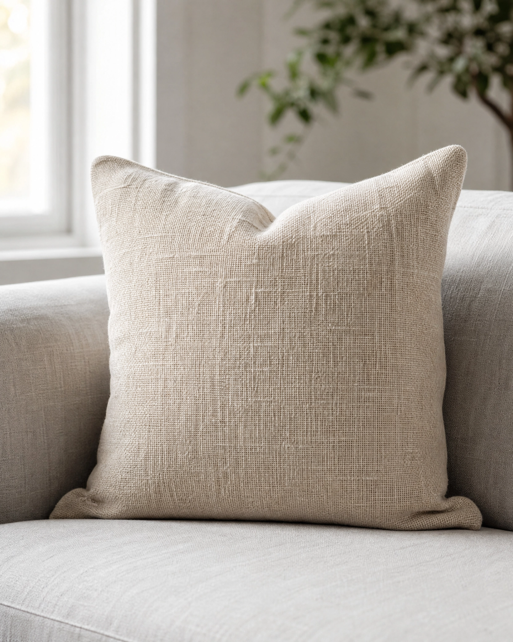 The Woven Linen Cushion