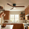 Propeller Style Wooden Ceiling Fan Light